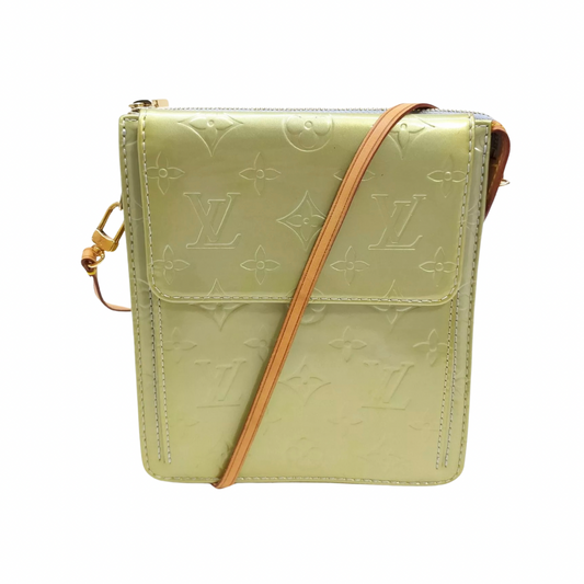 Louis Vuitton Motto Olive Vernis Shoulder Bag